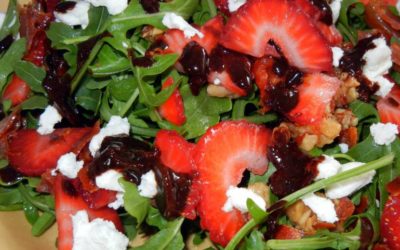 Berry Salad & Cocoa Dressing