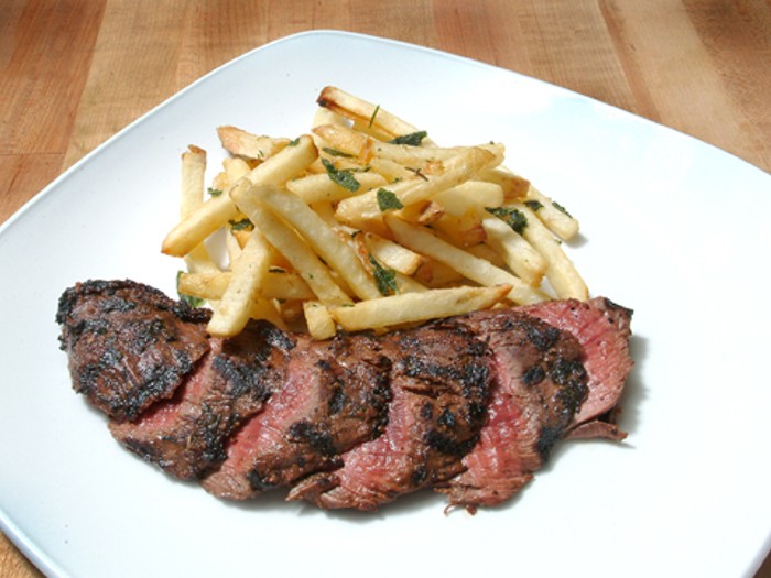 Valentines Day Recipe: Steak Frites with Gorgonzola Sauce